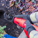 Rotoshovel - Powered Handheld Shovel with Auger & Safety Shutoff for Gardening, Landscaping & Planting - 12 Volt Battery & Charger Included