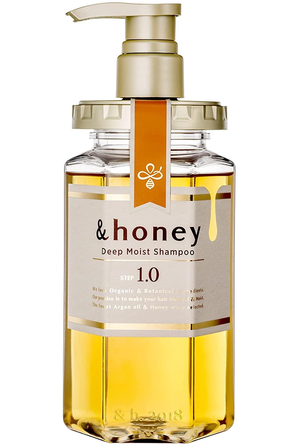&honey Deep Moist 3 items Set (Shampoo step 1.0 440ml ,Treatment step 2.0 440ml ,Hair Oil step 3.0 100ml) for Frizzy, Dry, Curly Hair. Product of Japan.