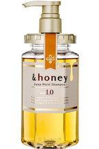 &honey Deep Moist 3 items Set (Shampoo step 1.0 440ml ,Treatment step 2.0 440ml ,Hair Oil step 3.0 100ml) for Frizzy, Dry, Curly Hair. Product of Japan.