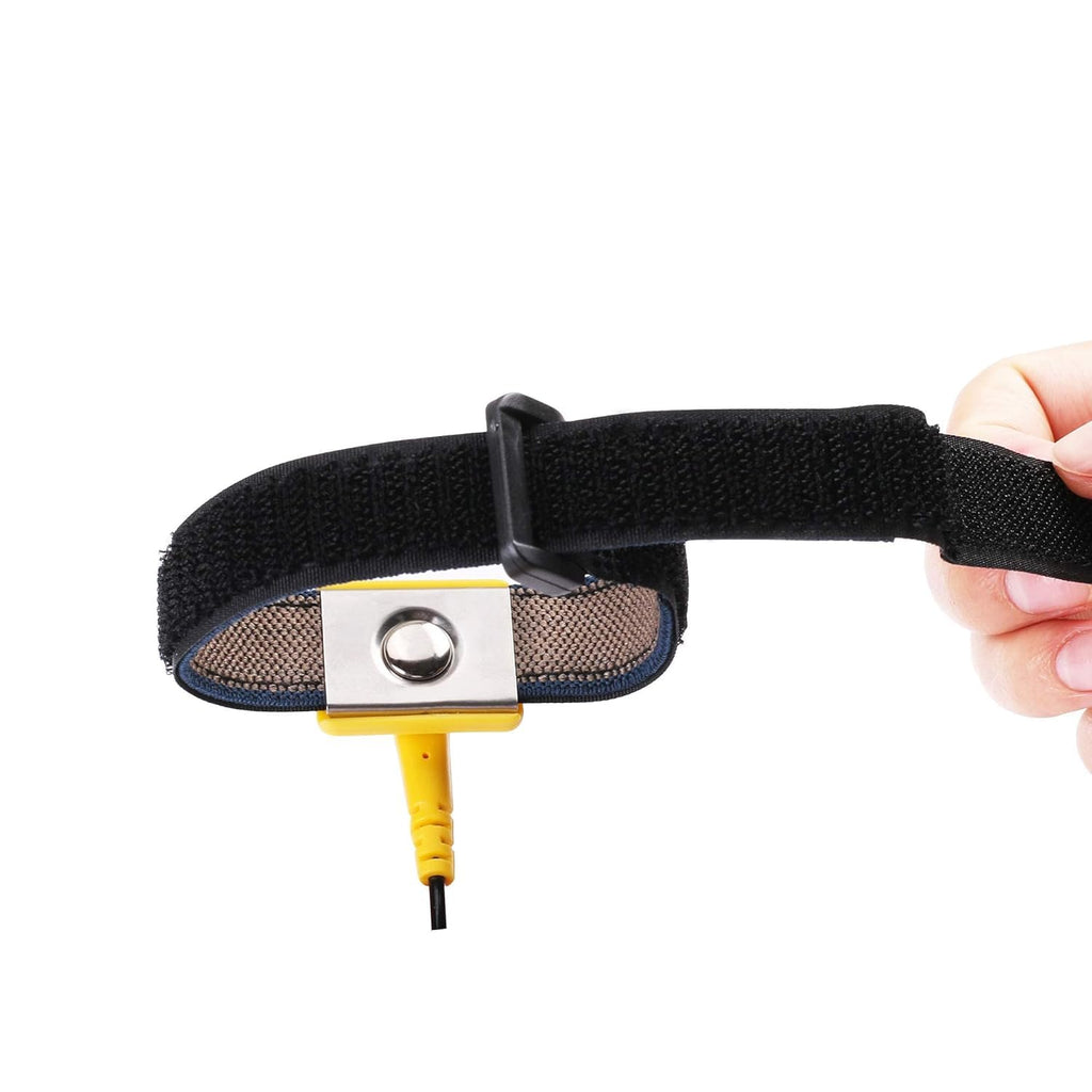 Anti Static Wrist Strap 11" Grounding Bracelet with Alligator Clip