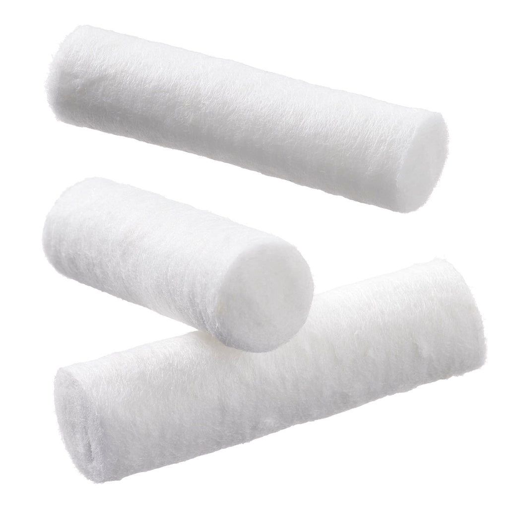 100 Dental Cotton Rolls, 1.5 Inch Nosebleed Plugs for Kids or Adults - Extra Absorbent Blood Clotting, Cotton Rolls (100 Count)