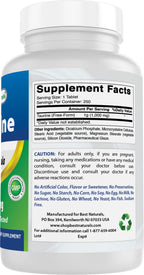Best Naturals Taurine 1000 mg 250 Tablets (250 Count (Pack of 2))