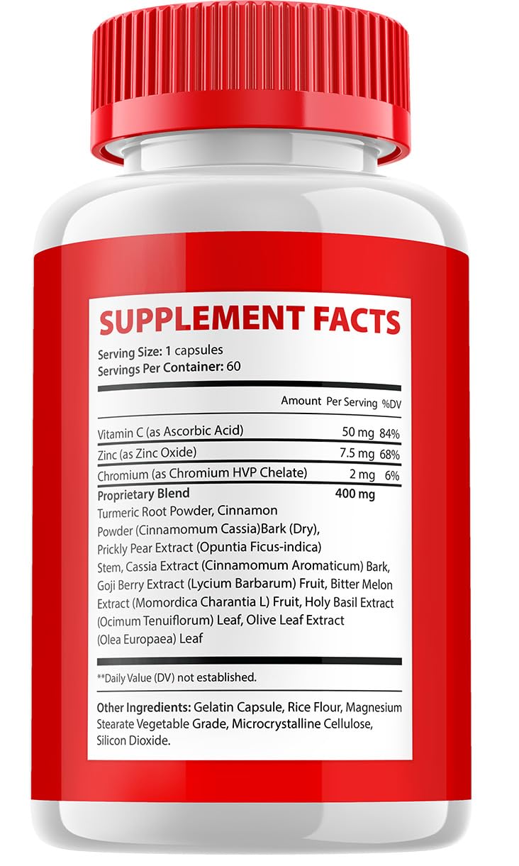 Blood Balance Capsules, BloodBalance Advanced Supplement, All Natural Formula to Maintain Healthy Levels, Maximum Strength Daily Formula, Blood Balance Reviews (2 Pack - 120 Capsules)