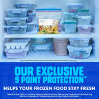 Ziploc Food Storage Quart Freezer Slider Bags, Durable, 34 Count (Pack of 2)