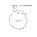 Aixiao Clutch Purse Jewelry Set Wedding Prom Evening Handbag Accessories