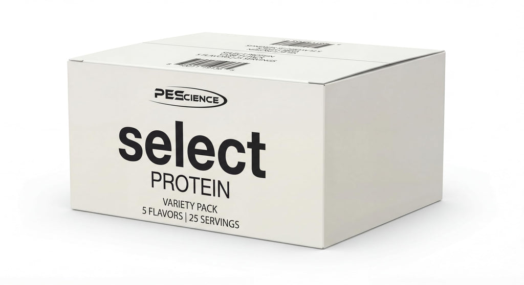 PEScience Select Protein Powder Variety Pack - 5 Flavors - 25 Servings - Protein Powder Sample Pack, Whey and Casein Blend, Keto Friendly, Gluten Free, Digestion Friendly, Amazing Taste