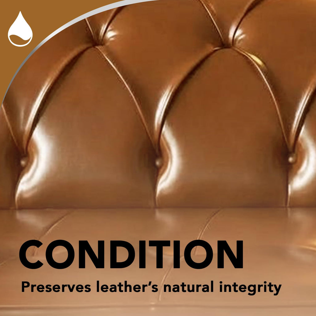 Weiman Leather Cleaner and Conditioner for Furniture - 12 Ounce - 2 Pack - Ultra Violet Protection Help Prevent Cracking or Fading of Leather Couches, Car Seats, Shoes, Purses
