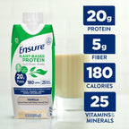 Ensure Plant-Based Vegan Protein Vanilla Nutrition Shake I Gluten-Free I Dairy-Free-I Soy-Free Bottled Liquid Shake-I,(Pack of 24)