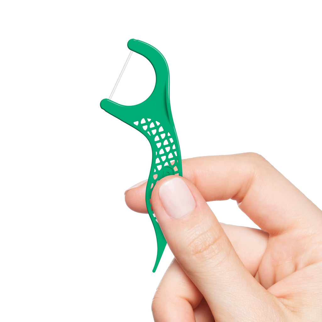GUM Professional Clean Dental Floss Picks, Extra-Strong Shred-Resistant Flossers with Easy-Grip Handle, Fresh Mint Flavor, 90 Count (Pack of 6) 540Total