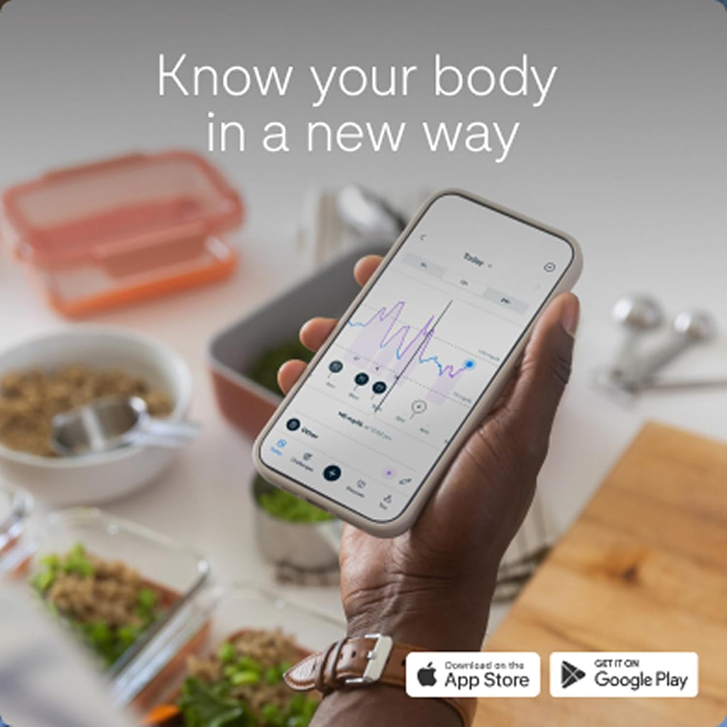 Lingo Continuous Glucose Monitor (CGM). Made by Abbott. Optimize Your Nutrition with Real-time Glucose Data & Insights. 1 Lingo biosensor lasts up to 14 Days*. Works with iOS and Android. US Only.