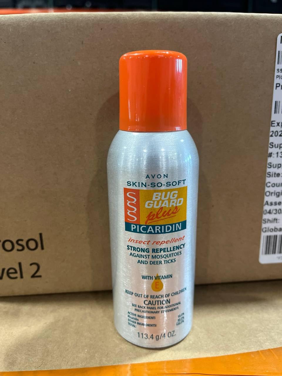 AVON Skin So Soft Bug Guard Plus Picaridin Aerosol Spray — DEET-Free Insect & Mosquito Repellent with Vitamin E — Quick-Drying, Unscented, Travel Size Bug Spray for Outdoor & Indoor (Pack of 2)
