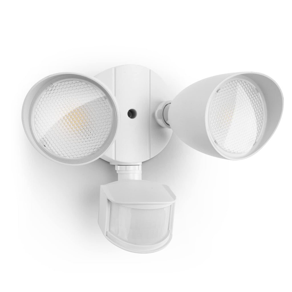 LUTEC 32W 3500 Lumen LED Security Lights Motion Sensor Light Outdoor, 5000K Daylight, IP65 Waterproof, Dusk to Dawn, Motion Detector Flood Light for Garage, Yard, Porch-White