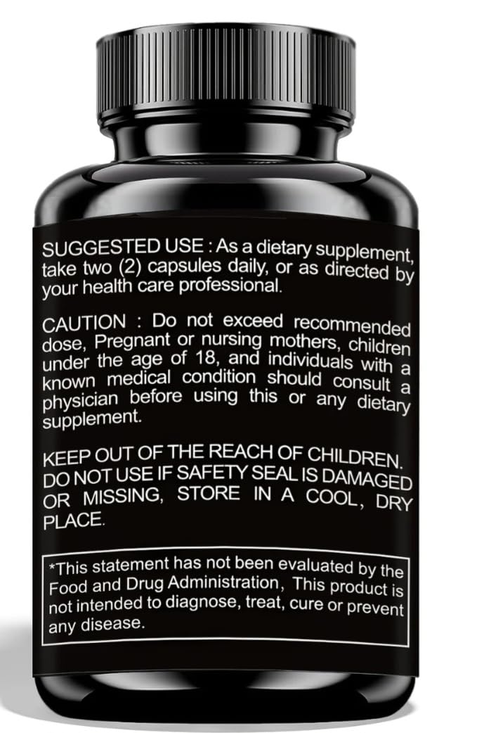 Himiyer Women's Energy Supplement, 60 Veggie Capsules, with Ashwagandha, Shilajit, Sea Moss, Collagen and Biotin