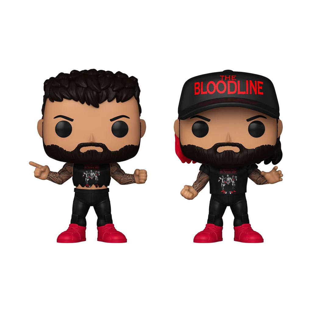 Funko POP! WWE: The Usos: Jey USO & Jimmy USO, 2-Pack - Collectable Vinyl Figure - Gift Idea - Official Merchandise - for Kids & Adults - Sports Fans - Model Figure for Collectors and Display