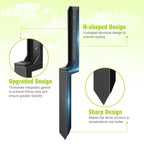 4 Pcs Fence Post Repair Kit, Heavy Duty Fence Post Anchor Ground Stakes for Repair Tilted, Broken Wood Support