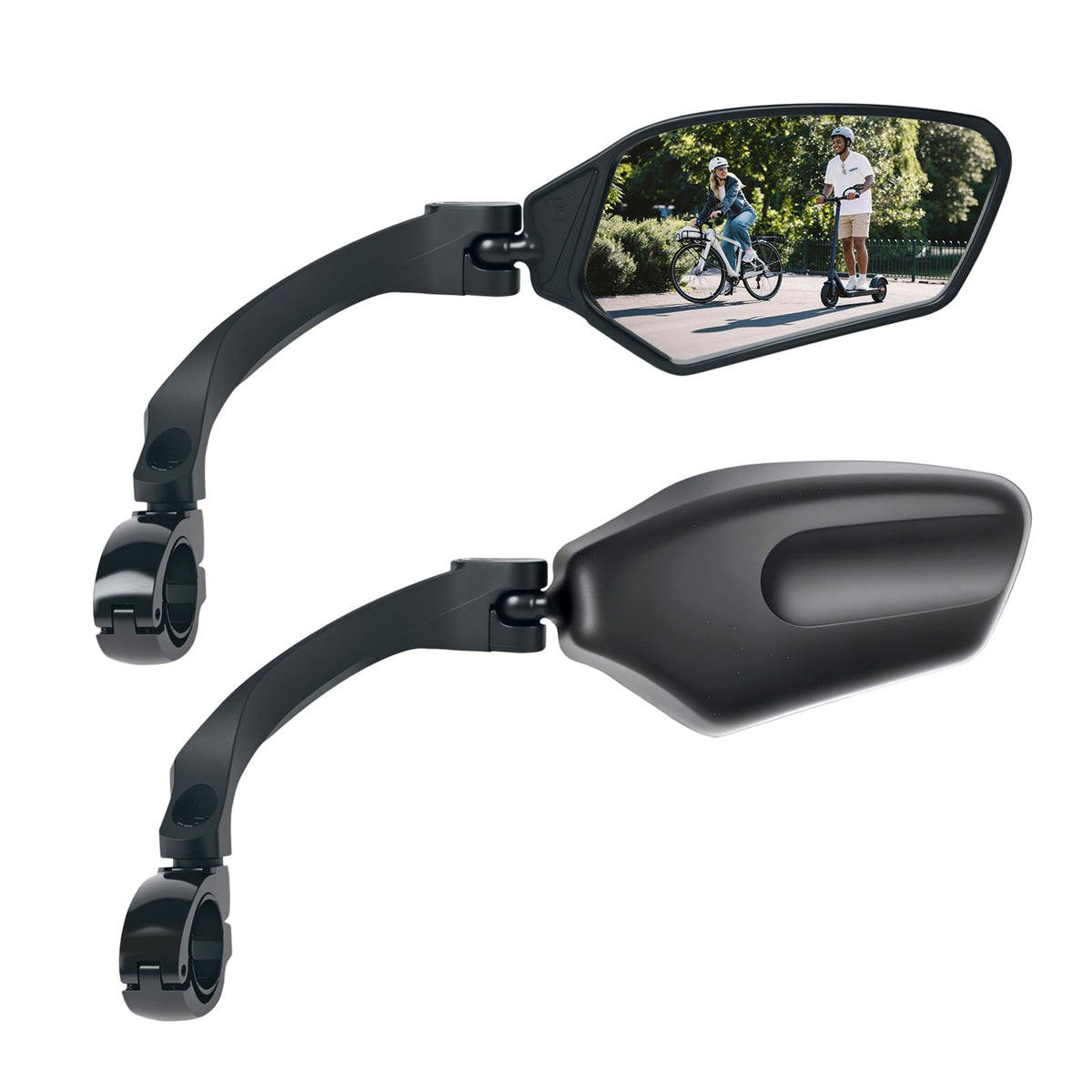 TXZSXS Adjustable Handlebar Bike Mirrors, Left & Right Bicycle Mirror Set