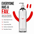 FAV Water Based Luxury Personal Lubricant, Natural Feeling Lube for Women Men and Couples, Toy Friendly, Condom Safe, 33.5 Fl Oz