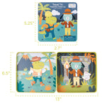 Stephen Joseph, Magnetic Dress Up Dolls 40 PC Play Set – Screen-Free Pretend Play Magnetic Case, Ideal for Ages 3+ – Travel Game for Kids, Magnetic On The Go Activity Set, Dino and Dog