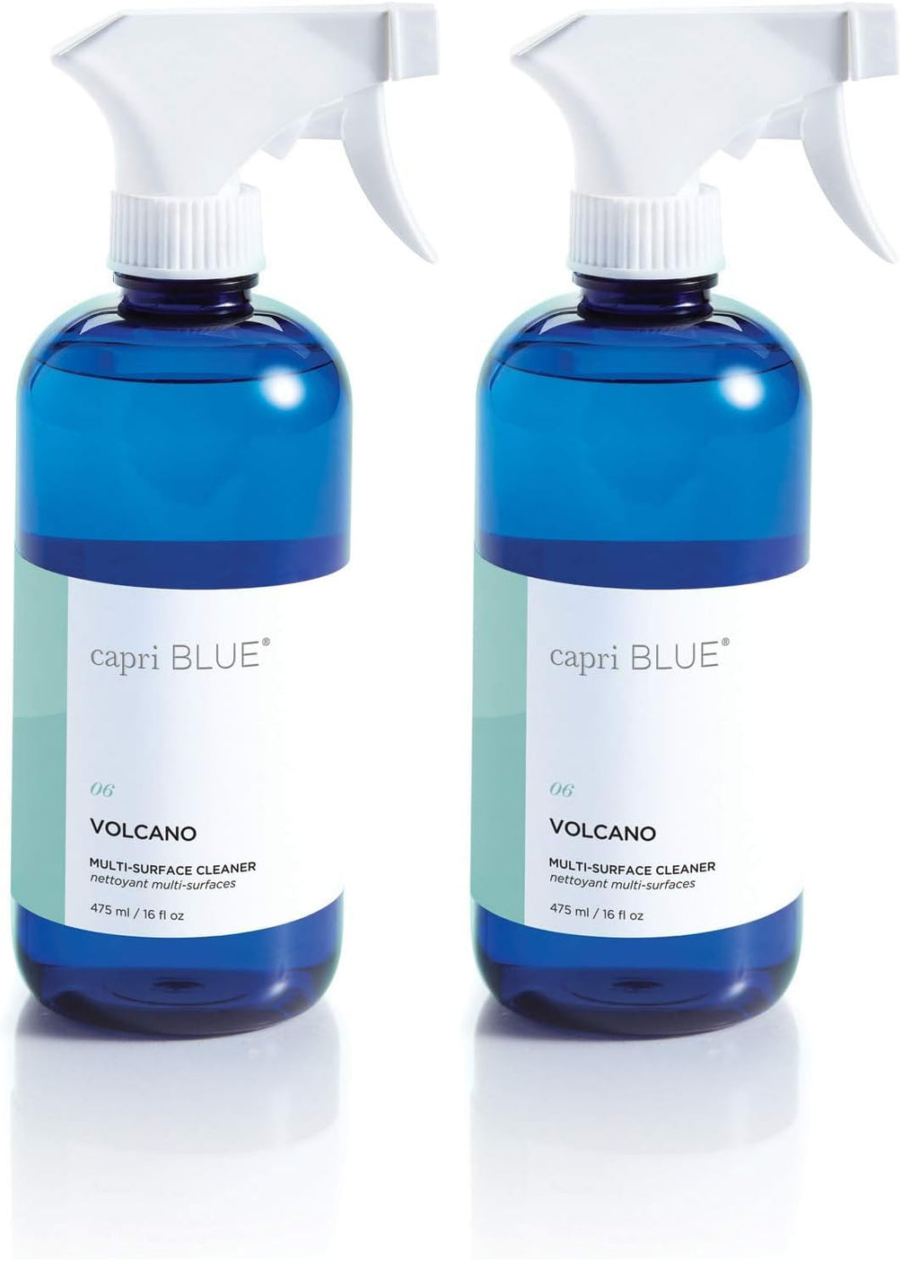 Capri Blue Volcano Multi Surface Cleaner Spray - Multi Purpose Cleaner - Cleaning Spray Safe for Countertops, Granite, & More - Vegan & Cruelty Free Cleaning Supplies (16 fl oz) (Pack of 2)
