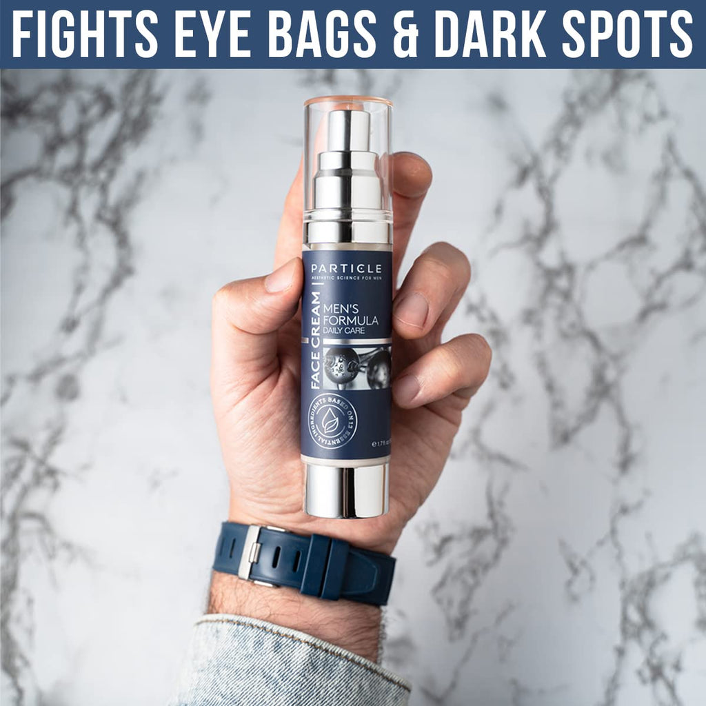 Particle 6-in-1 Face Cream for Men Anti-Aging Moisturizer, Reduces Wrinkles, Dark Spots & Eye Bags, Pack of 1 (1.7 oz.