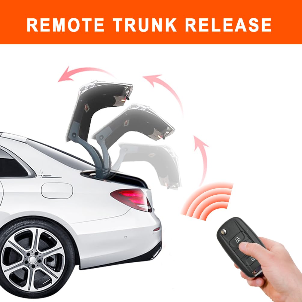BANVIE Car Alarm System with Remote Start kit & Push to Engine Start Stop Button