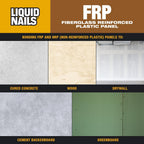 Liquid Nails Fiberglass Reinforced Panel (FRP) 1 gal. Low VOC Adhesive (Pack of 6)