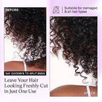 Eva NYC Mane Magic 10-in-1 Split End Mender Hair Treatment, 4 Fl Oz, Repairs ends for healthier, stronger & Damaged hair, GMO, Cruelty-Free
