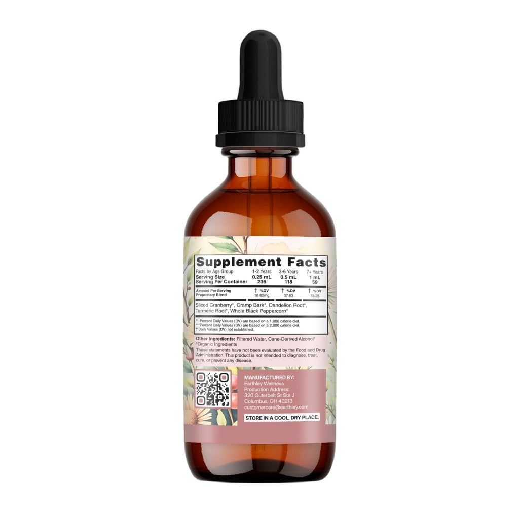 Earthley Wellness UT Relief, Urinary Tract Relief, Detoxing and Helps Ease Inflammation, Promotes Urinary Tract Health, Help Manage Infection, Relieve Cramping (2oz)