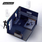 Door Chime When Door Opens, Door Opened Alarm for Home/Business Office/Bedroom Entering, 1-Sensor + 1-Receiver with 500FT Range,58 Chimes,5-Volume Level, Entry Alert for Kids/Toddler/Dementia Safety