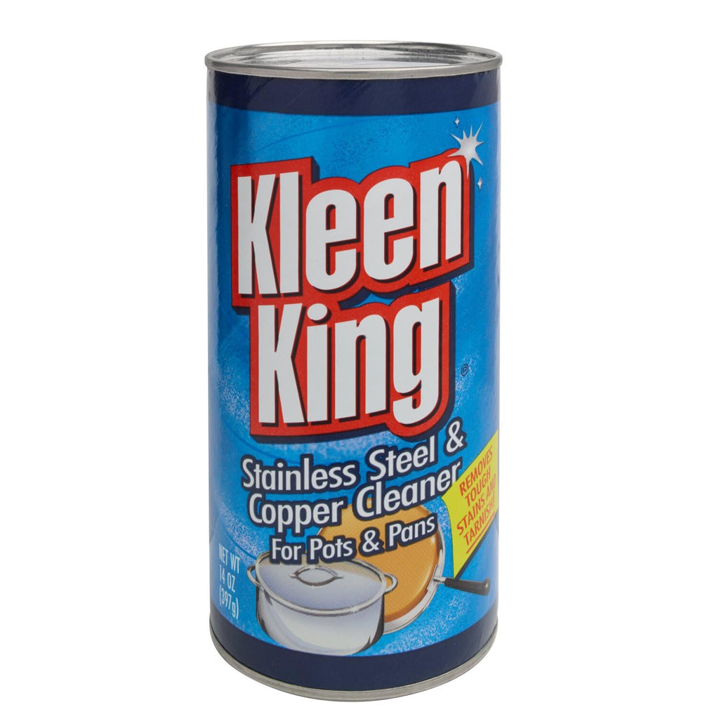 Kleen King 4 Pk, Stailess Steel & Copper Cleaner for Pots & Pans, 14 Oz