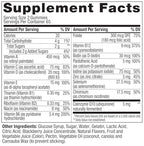 OLLY Men's Multi Gummies, Supports Overall Wellness,* Vitamins A, C, D, E, Bs & Zinc, BlackBerry Blitz Flavored, 65 Day Supply - 130 Count