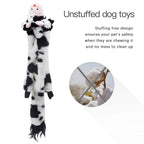 SHARLOVY Dog Squeaky Toys 5 Pack, Pet Crinkle Toy No Stuffing Animals Plush