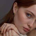 USESMTLE Gold Hoop Earrings for Women 14K Gold Hoop Earrings for Women