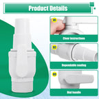 𝐔𝐩𝐠𝐫𝐚𝐝𝐞 Replacement Compatible with Hayward SP0729 Econoline 2-Way Ball Valve, 1.5" MIP x 1.5” - 1.25”, Maximum 50 Psi Pressure Rating