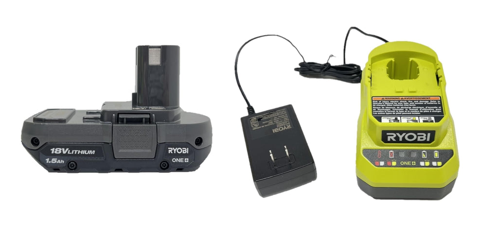 RYOBI ONEAND 18V Cordless TELESCOPING Power Scrubber and Compact Power SCRUBB