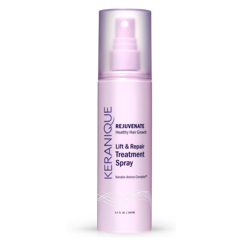 Keranique Lift and Repair Treatment Spray | Keratin Hair Treatment | Instant Volume and Body | Keratin Amino Complex, Free of Sulfates, Dyes and Parabens, 3.4 Fl Oz