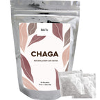 Chaga Tea - 100% Wild Siberian Birch Chaga Mushroom - Organic - 30 Unbleached Tea Bags - Pure No Additives - Natural Detox and Digestive Support - Hand-Picked by Baikal Tea
