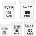 500 Pcs Small Plastic Bags, Mini Baggies, Jewelry Bag Clear Plastic