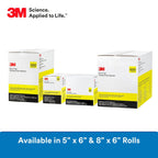 3M Easy Trap Sweep and Dust Sheets, 1 Roll of 60 8" x 6" Sheets, Disposable Easy Sweep Floor Duster, Picks Up 8x More Dirt, Dust, Sand, Hair, Works on Dry or Wet Surfaces, Hardwood Floors, 59152W