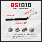 AFA Tooling Deburring Tool, 11 M2 HSS Blades, CNC Anodized Aluminum Handle