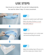 CureSquad Cast Covers for Shower Arm, Waterproof Cast Cover Arm Adult, Soft Comfortable Cast Protector for Shower, Reusable Elastic Cast Bag for Bandage, Wound Care Supplies, After Surgery Gifts