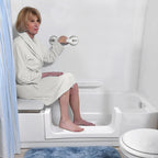 NL'AAHCÉ Grab Bars for Shower Heavy-Duty (2Pack) 12-Inch ADA Compliant Grab Bar for Seniors Shower Handles for Elderly Suction Handicap Safety Handrail for Bathroom Bathtubs Toilet Tiles Glass