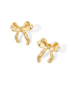 PAVOI Stud Earrings, 14K Gold Plated, Yellow Gold, Size 30 x 25 Millimeters