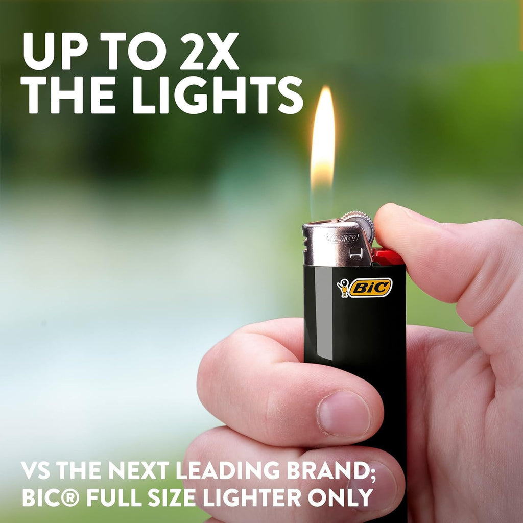BIC Maxi Pocket Lighter, Special Edition Marble Collection, Assorted Unique Lighter Designs, 8 Count Pack of Lighters (Colors May Vary)