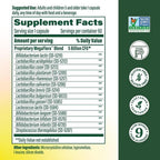 MegaFood MegaFlora Kids Probiotics - 5 Billion CFUs - Non-GMO, Vegetarian, Made Without 9 Food Allergens, Probiotics for Digestive Health- 60 Mini Capsules (60 Servings)