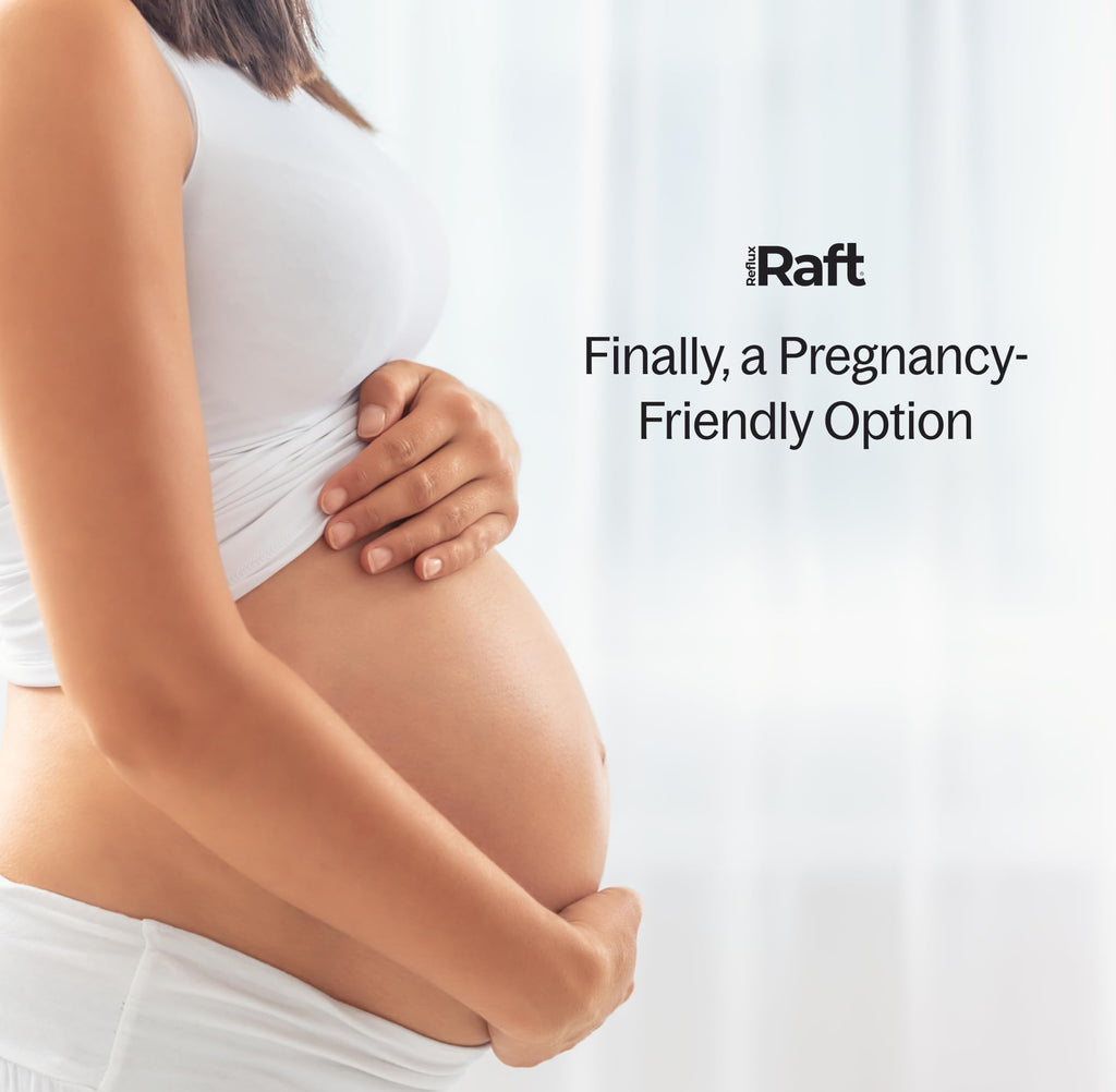 RefluxRaft Acid Reflux Therapy with Organic Alginate, Pregnancy Safe, Fast & Long-Lasting GERD & LPR Support, Zero Sugar, Gluten-Free, Low Sodium, Berry Burst, 60 Gel Servings, 10 OZ Bottle