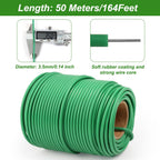 Shintop 3.5mm Plant Ties, 164ft Green Garden Wire for Climbing Plants