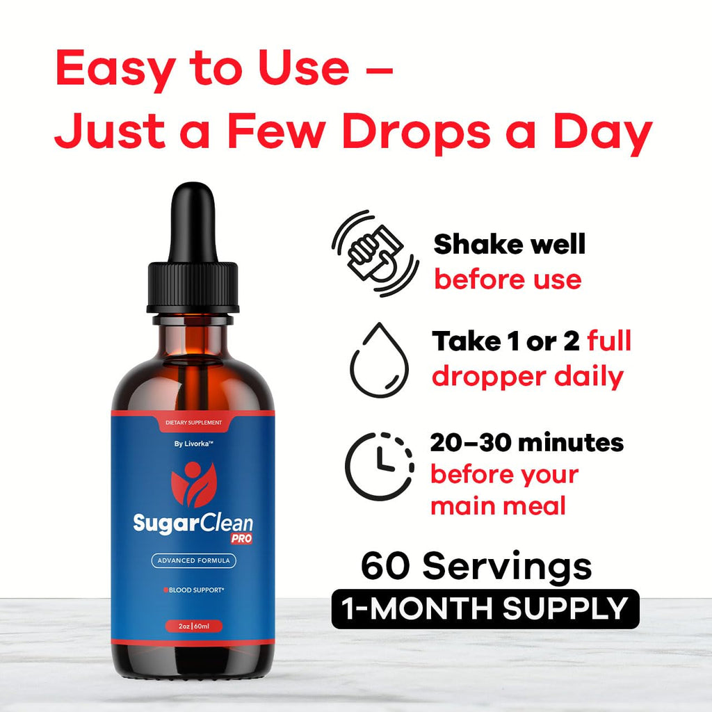 (3 Pack) Sugar Clean Pro Drops - Official SugarClean Pro Advanced Premium Liquid Formula Support - Maximum Strength, Natural Supplement for Overall Health & Wellness Reviews, 3 Bottles for 3 Months
