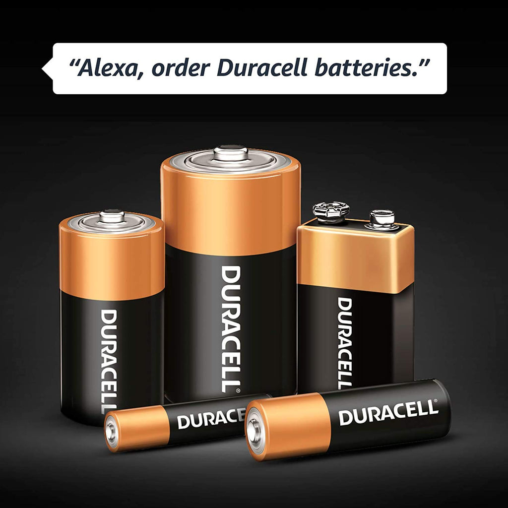 DURACELL - CopperTop AA Alkaline Batteries, Long Lasting, All Purpose Double A Battery Usable for Household and Business
