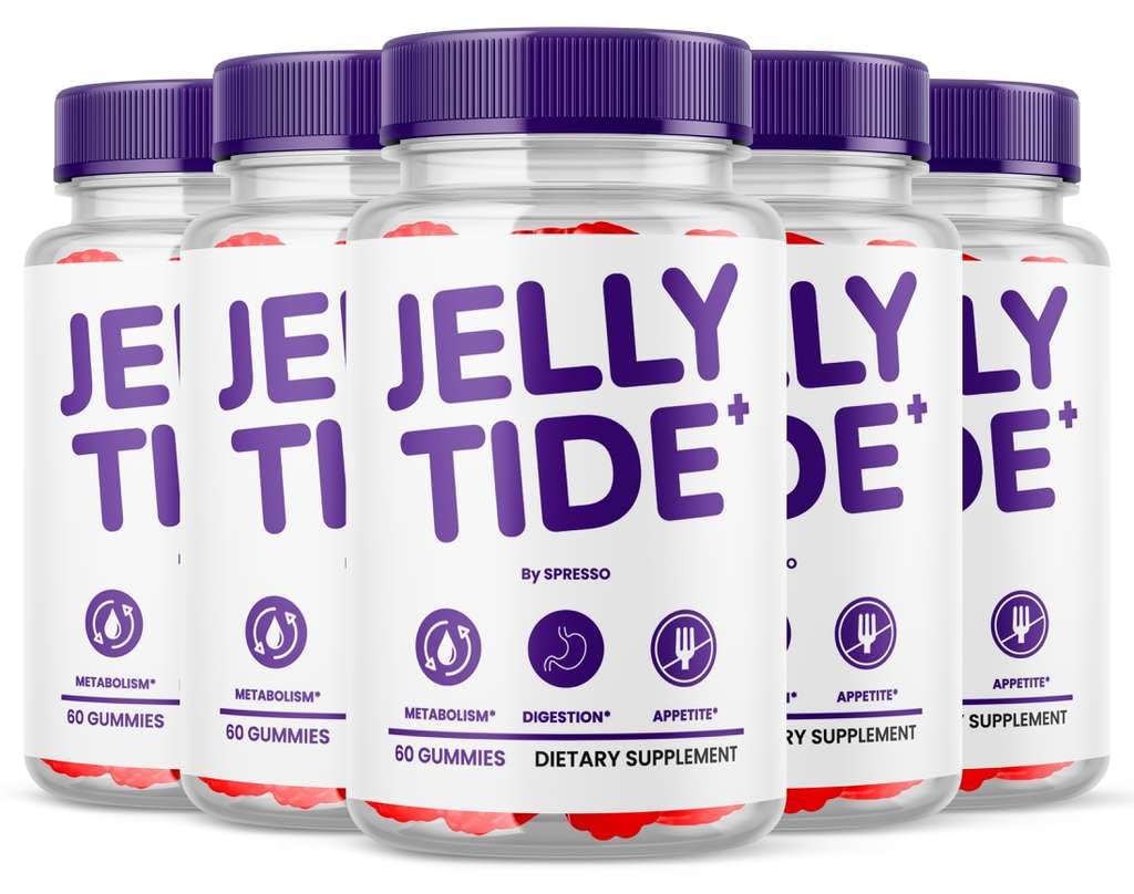 (5 Pack) Jelly Tide Gummies, Official JellyTide Supplement Gummys with Premium Ingredients, Advanced Formula Support for Overall Health & Wellness Reviews (300 Gummies)